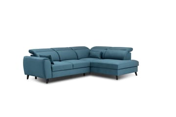 Sajda Bäddsoffa m. Schäslong 3-sits - Mörkblå - Möbler - Soffa - Bäddsoffa