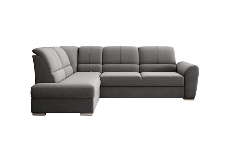 Sajmon Bäddsoffa m. Schäslong 3-sits - Grå - Möbler - Soffa - Bäddsoffa
