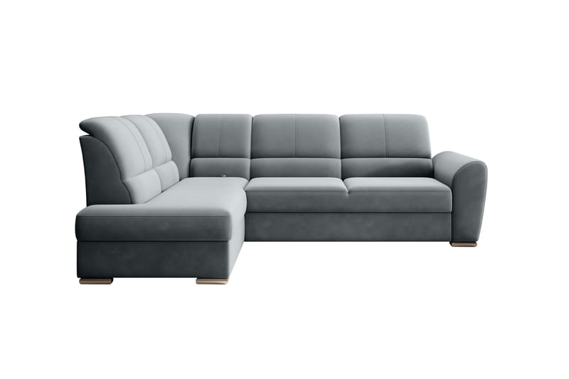 Sajmon Bäddsoffa m. Schäslong 3-sits - Grå - Möbler - Soffa - Bäddsoffa