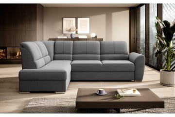 Sajmon Bäddsoffa m. Schäslong 3-sits - Grå - Möbler - Soffa - Bäddsoffa