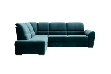 Sajmon Bäddsoffa m. Schäslong 3-sits - Mörkgrön - Möbler - Soffa - Bäddsoffa
