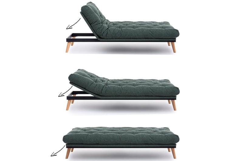Saki Bäddsoffa - Green - Möbler - Soffa - Bäddsoffa