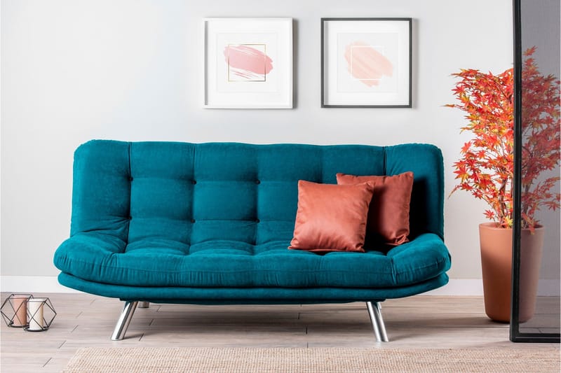 Sandee Bäddsoffa 3-sits - Blågrön - Möbler - Soffa - Bäddsoffa