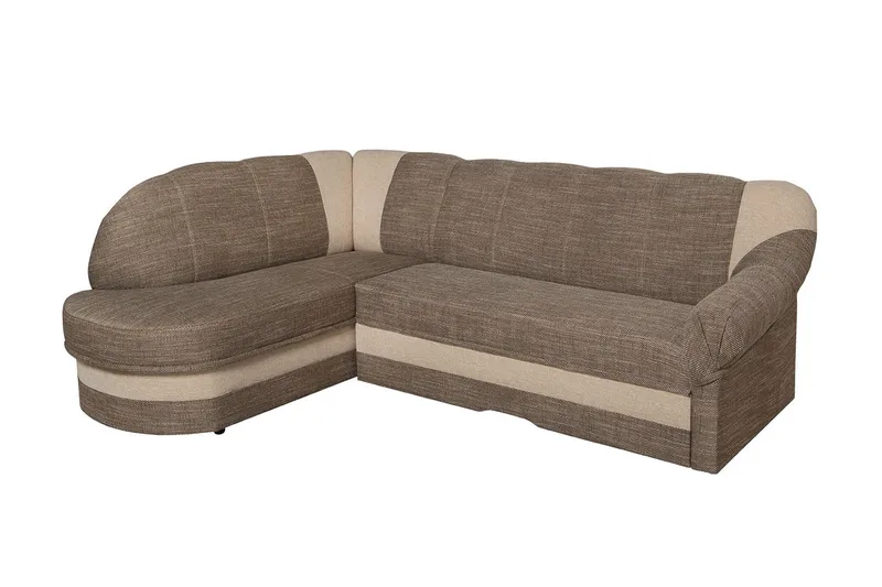 Sandra 7-sits Hörnbäddsoffa Vänster - Beige - Möbler - Soffa - Bäddsoffa