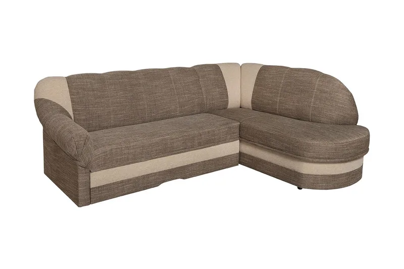 Sandra Hörnbäddsoffa - Brun - Möbler - Soffa - Bäddsoffa
