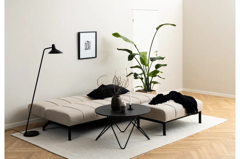 Sapita 2-sits Bäddsoffa - Beige - Möbler - Soffa - Bäddsoffa