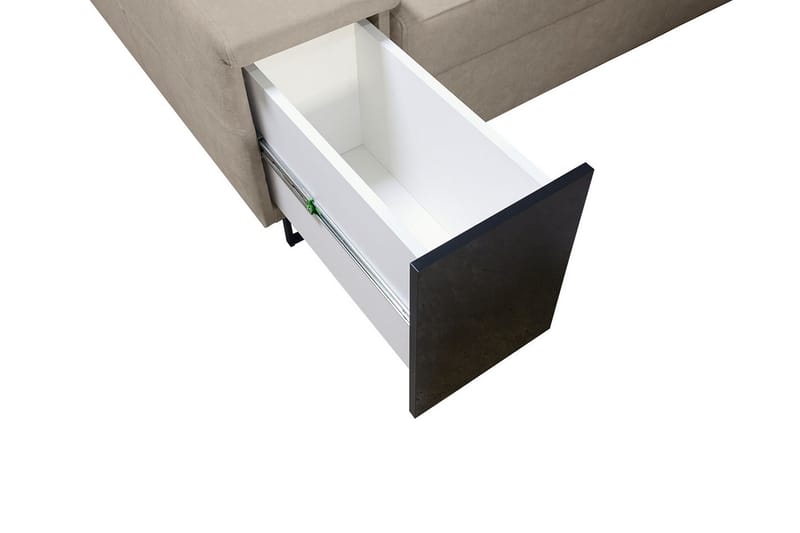 Seginus Bäddsoffa m. Divan Förvaring 3-sits 226x127 - Grön - Möbler - Soffa - Bäddsoffa