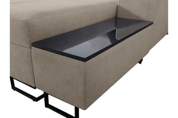Seginus Bäddsoffa m. Divan Förvaring 3-sits 226x127 - Svart - Möbler - Soffa - Bäddsoffa