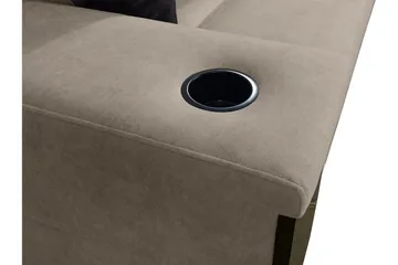 Seginus Hörnbäddsoffa 4-sits 210x127 - Blå - Möbler - Soffa - Bäddsoffa