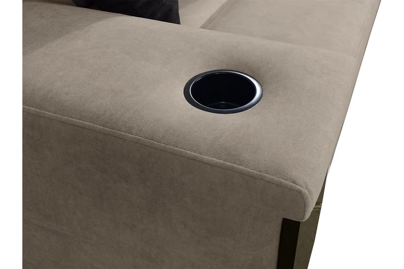 Seginus Hörnbäddsoffa 4-sits 210x127 - Blå - Möbler - Soffa - Bäddsoffa