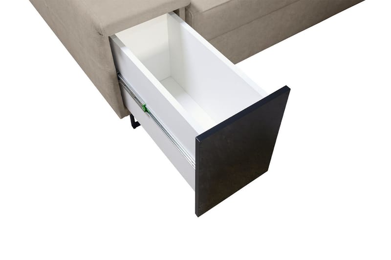 Seginus Hörnbäddsoffa 4-sits 210x127 - Rosa - Möbler - Soffa - Bäddsoffa
