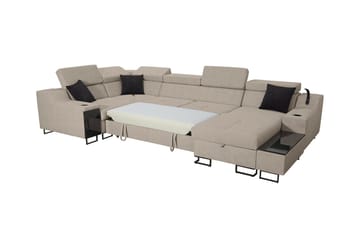 Seginus Hörnbäddsoffa m. Divan 5-sits 268x127 - Grön - Möbler - Soffa - Bäddsoffa