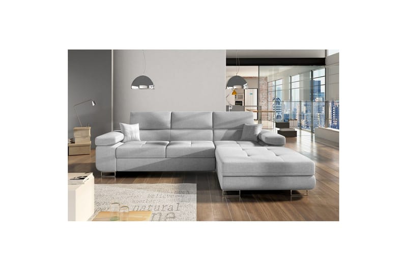 Sektionssoffa Eltap Armando 289x85x203 cm - Sawana 21, Grå, Höger - Möbler - Soffa - Bäddsoffa