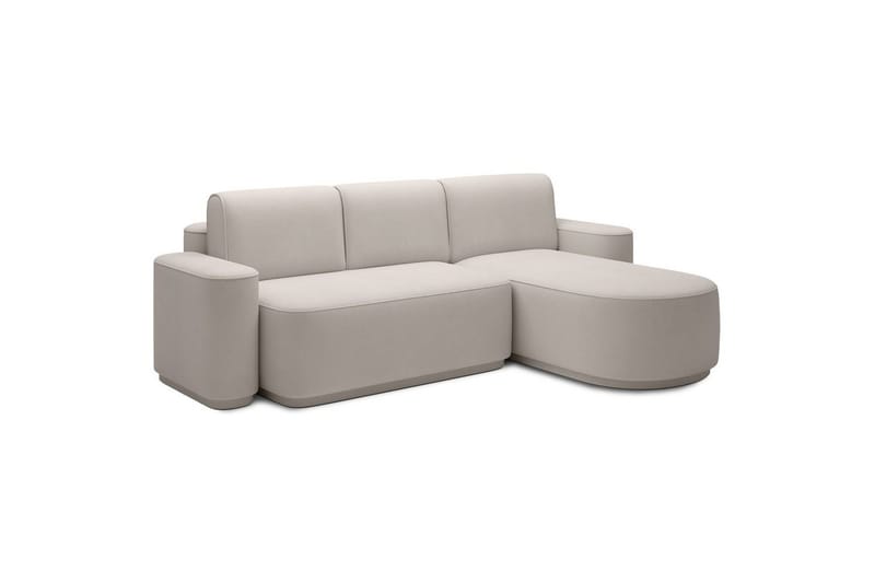 Sektionssoffa Eltap Aurumm 285x92x180 cm - Amore 01, Vit, Höger - Möbler - Soffa - Bäddsoffa