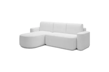 Sektionssoffa Eltap Aurumm 285x92x180 cm - Paolli 01 Vit, Vänster - Möbler - Soffa - Bäddsoffa