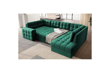 Sektionssoffa Eltap Blewett 299x198x82 cm - Lukso 35, Grön, Höger - Möbler - Soffa - Bäddsoffa