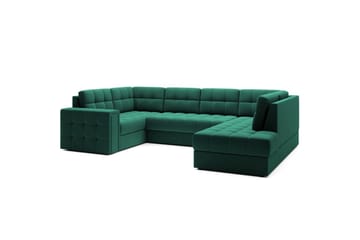 Sektionssoffa Eltap Blewett 299x198x82 cm - Lukso 35, Grön, Höger - Möbler - Soffa - Bäddsoffa