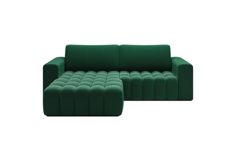 Sektionssoffa Eltap Bonett 250x175x92 cm - Kronos 19, Mörkgrön, Vänster - Möbler - Soffa - Bäddsoffa