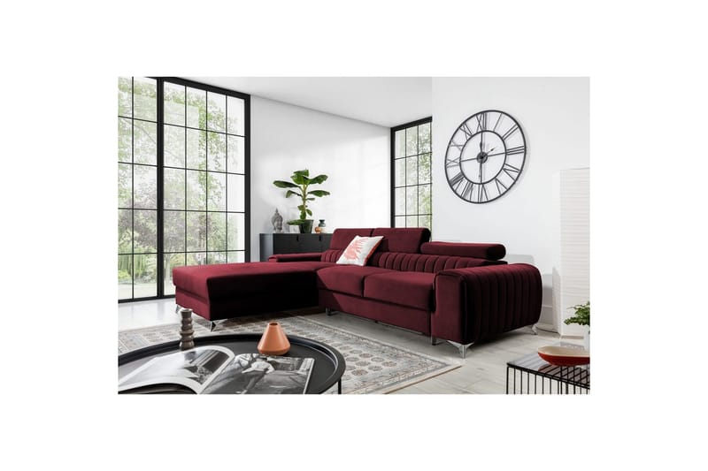 Sektionssoffa Eltap Grayson 278x205x92 cm - Velvetmat 25, Vänster - Möbler - Soffa - Bäddsoffa