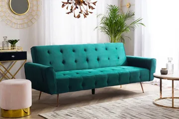Selnes Bädsoffa 212 cm - Grön - Möbler - Soffa - Bäddsoffa