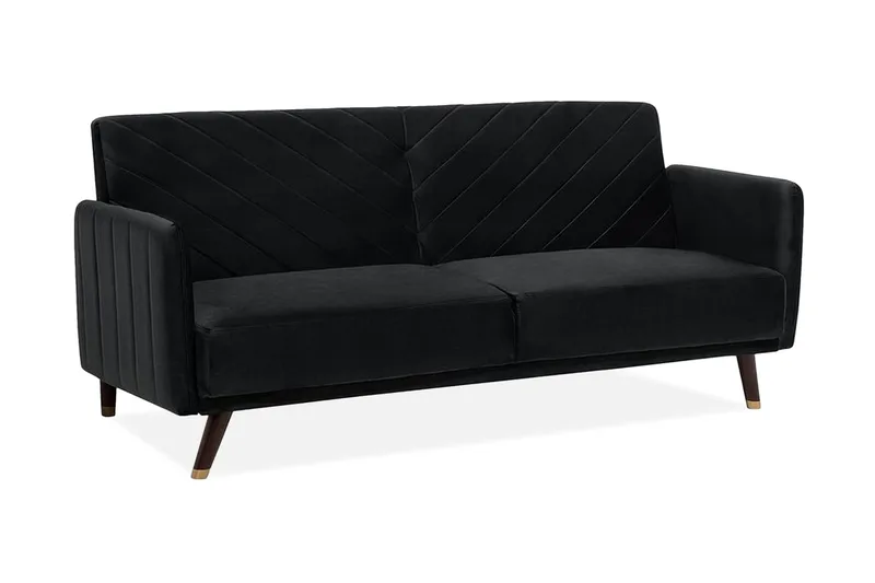 Senja Bäddsoffa 200 cm, Svart