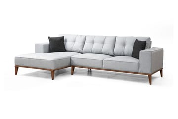 Shallo Bäddsoffa med Divan Vänster - Grå - Möbler - Soffa - Bäddsoffa