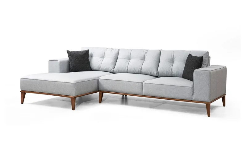 Shallo Bäddsoffa med Divan Vänster, Grå