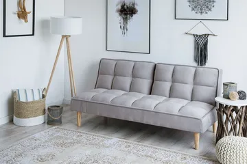 Siljan Bäddsoffa 177 cm - Grå - Möbler - Soffa - Bäddsoffa
