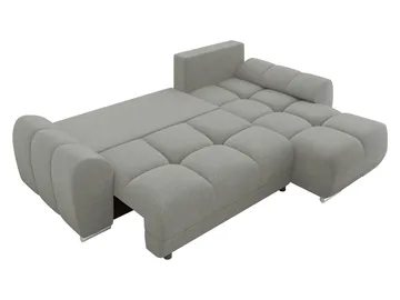 Simerly 4-sits Bäddsoffa divan vänster med förvaring - Brun - Möbler - Soffa - Bäddsoffa