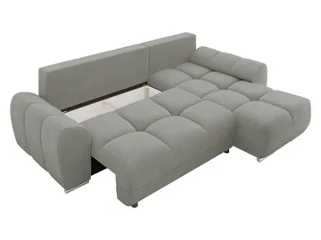 Simerly 4-sits Bäddsoffa divan vänster med förvaring - Brun - Möbler - Soffa - Bäddsoffa