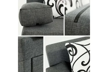 Skatteg Bäddsoffa - Svart/Grå - Möbler - Soffa - Bäddsoffa