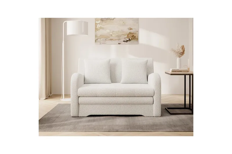 Soffa Eltap Ario 130x85x103 cm - Royal 01, Vit - Möbler - Soffa - Bäddsoffa
