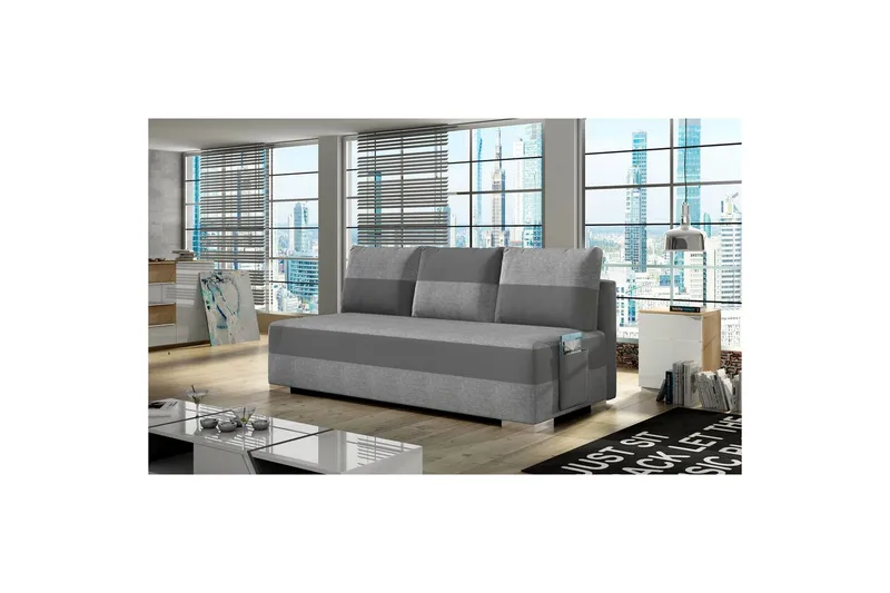 Soffa Eltap Atila 200x83x92 cm - Sawana 21, Soft 29, Grå - Möbler - Soffa - Bäddsoffa