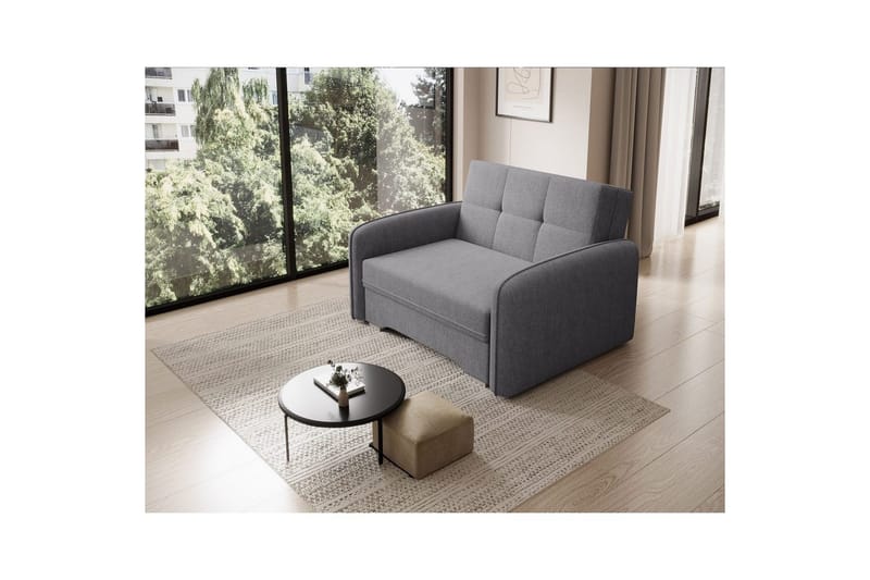 Soffa Eltap Laine 102x109x84 cm - Poco 4, Grå - Möbler - Soffa - Bäddsoffa