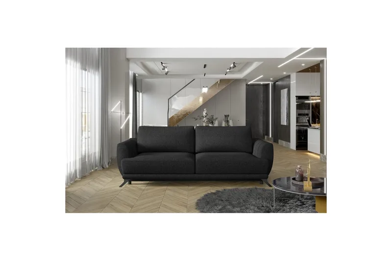 Soffa Eltap Megis 242x95x90 cm - Inari 100, Svart - Möbler - Soffa - Bäddsoffa