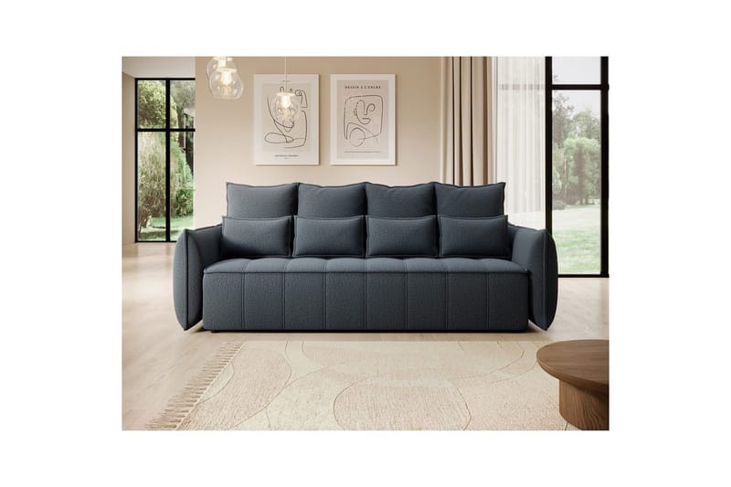 Soffa Eltap Weltton 242x106x94 cm - Enjo 40, Blå - Möbler - Soffa - Bäddsoffa