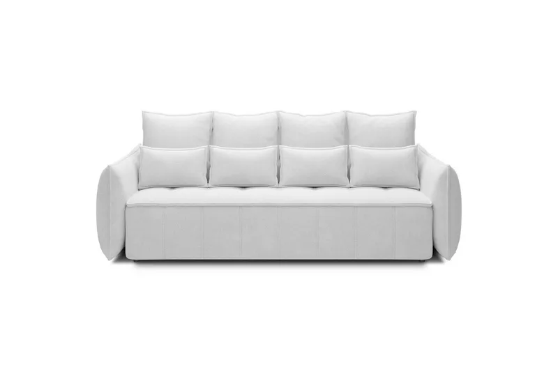 Soffa Eltap Weltton 242x106x94 cm - Paolli 01, Vit - Möbler - Soffa - Bäddsoffa