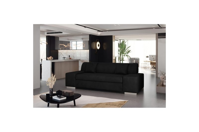 Soffa Eltap Porto - Mat Velvet 99, Blå, 3210x92x73 cm - Möbler - Soffa - Bäddsoffa