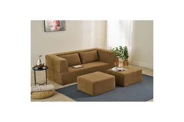 Solin Bäddsoffa 2-sits - Brun - Möbler - Soffa - Bäddsoffa