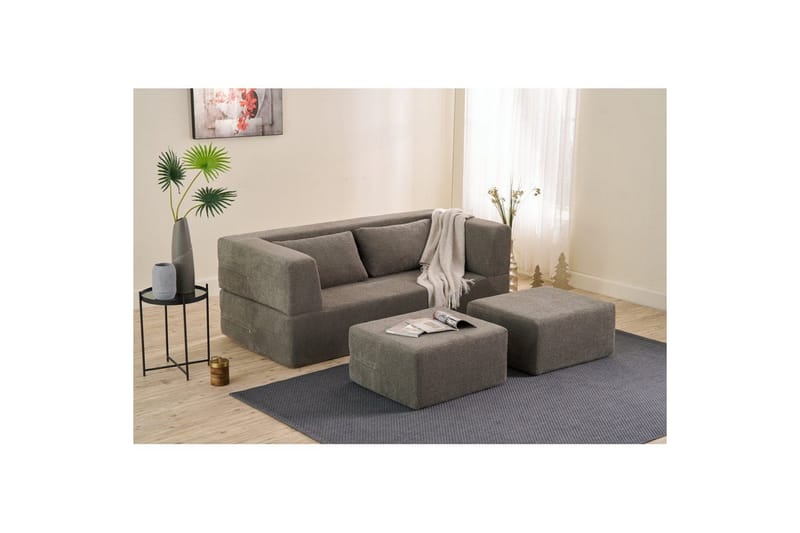 Solin Bäddsoffa 2-sits - Grå - Möbler - Soffa - Bäddsoffa
