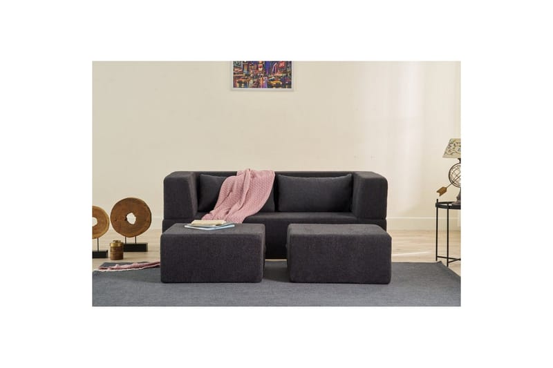 Solin Bäddsoffa 2-sits - Mörkgrå - Möbler - Soffa - Bäddsoffa