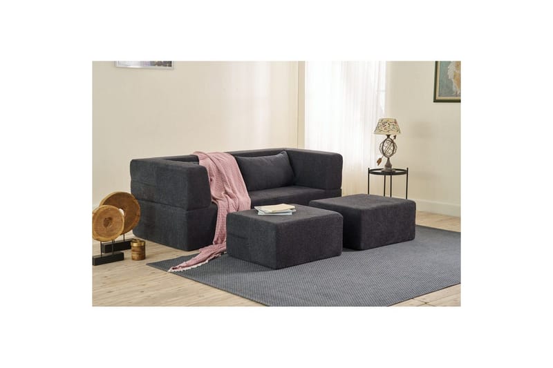 Solin Bäddsoffa 2-sits - Mörkgrå - Möbler - Soffa - Bäddsoffa