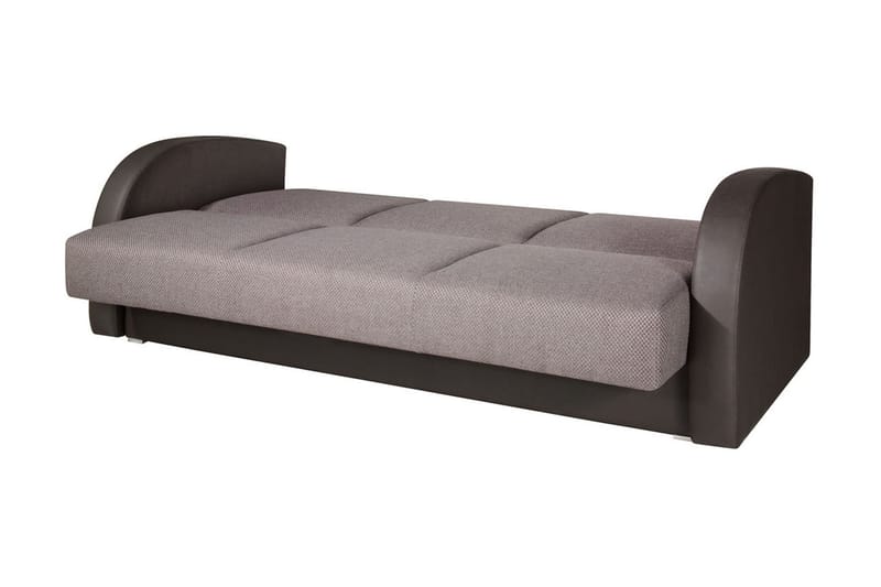 Square Bäddsoffa 222x90x88 cm - Brun/Grå - Möbler - Soffa - Bäddsoffa