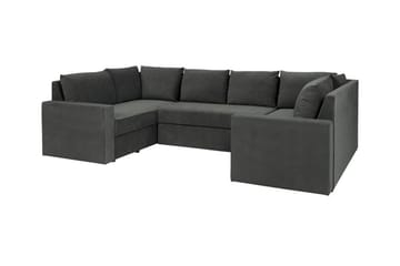 Staffin 4-sits Hörnbäddsoffa Dark grey - Möbler - Soffa - Bäddsoffa