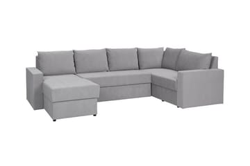 Staffin 4-sits Hörnbäddsoffa Ljusgrå - Möbler - Soffa - Bäddsoffa