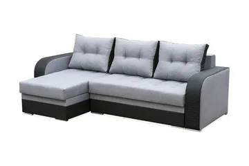 Sydney Divanbäddsoffa 238x140x88 cm LED-belysning - Grå - Möbler - Soffa - Bäddsoffa