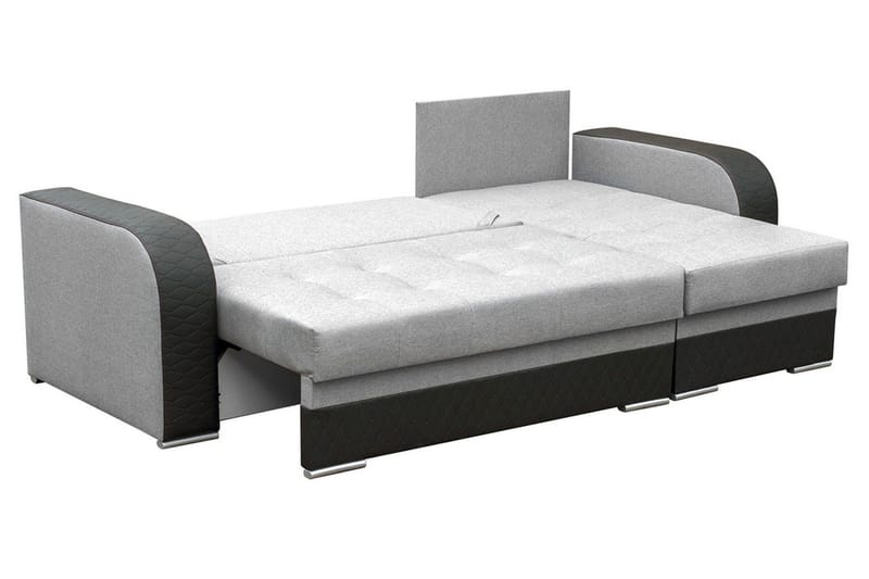 Sydney Divanbäddsoffa 238x140x88 cm LED-belysning - Grå - Möbler - Soffa - Bäddsoffa