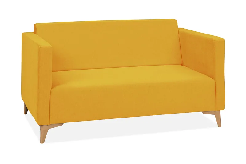 Szafir 2-sits Soffa 82x136 cm, Gul