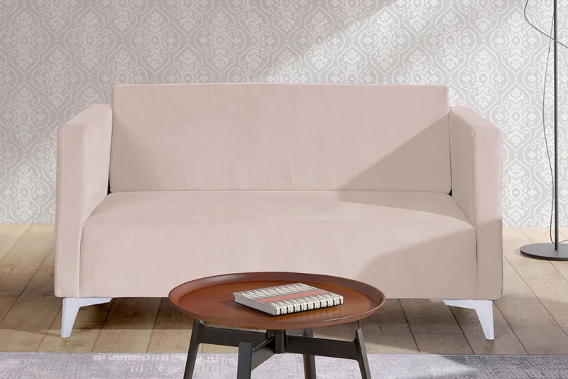 Szafir 2-sits Soffa 82x136 cm - Rosa - Möbler - Soffa - Bäddsoffa