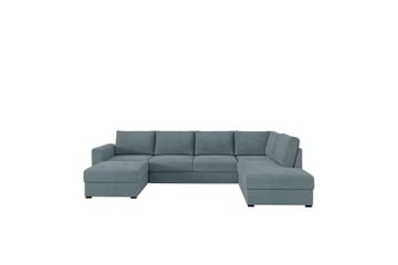 Taberk Bäddsoffa med Divan och Schäslong 4-sits - Grå - Möbler - Soffa - Bäddsoffa